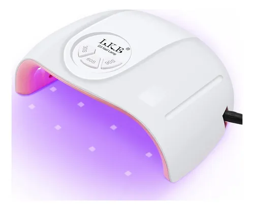 Lámpara Uv Wisdompark 72w Para Uñas De Gel Con 21 Leds