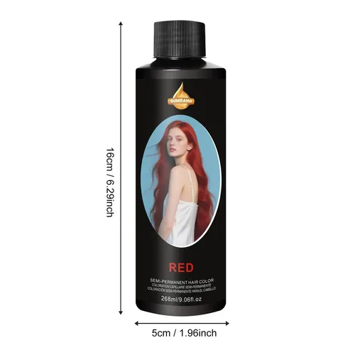 Sumifang Color Rojo Pasión Para Base De Cabello 8-10 Grados