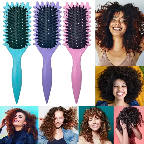 A Cuidado Del Cabello Cepillo Definición Rizos Brounce Curl