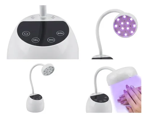 Cabina De Uñas Leontecs Flor Inalámbrica Tactil 36w Uv Led