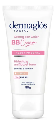 Dermaglos Facial Crema Bb Cream Tono Claro Fps 30 50g