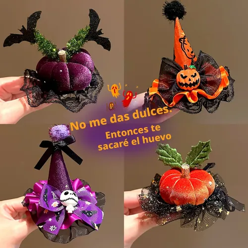 Divertidas Pinzas Para El Pelo De Halloween, Accesorio De Al