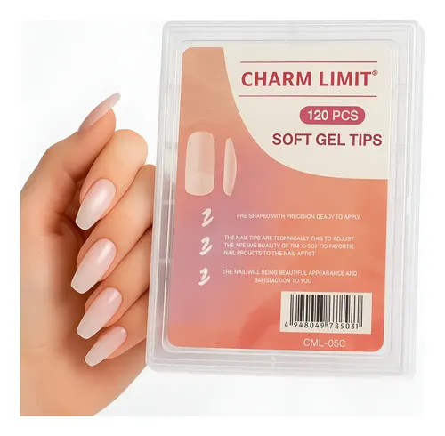 Tips Soft Gel Charm Limit Press On – Prelimado 120pcs