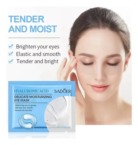 Mascarilla De Colageno Párpados Ojos Ojeras Pilaten X10