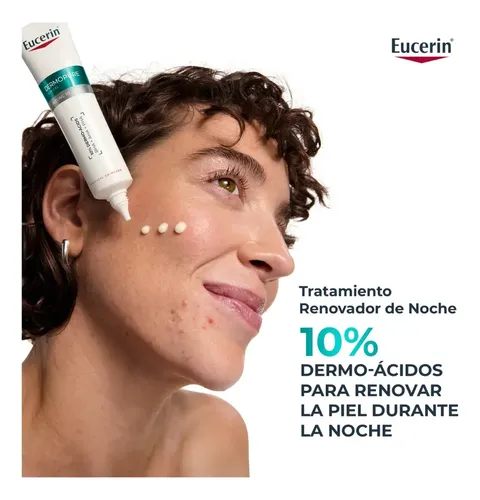 Eucerin Dermopure Oil Control Crema Intensiva De Noche X40ml Tipo de piel Grasa