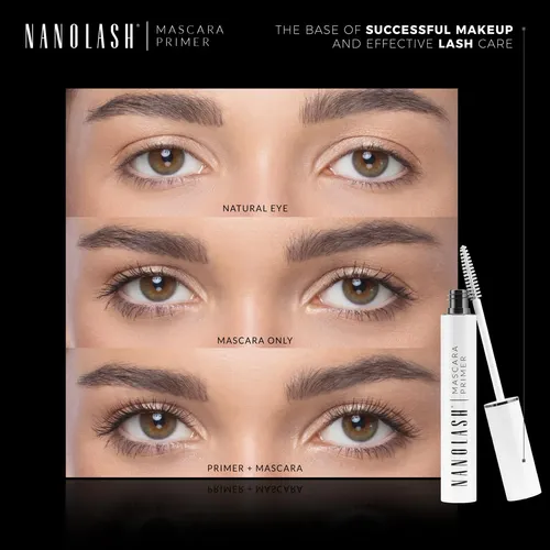 Máscara Primer Nanolash, Base De Pestañas Transparente De 10