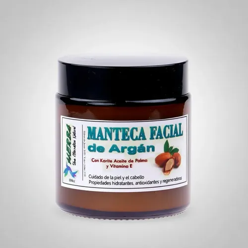 Manteca Facial De Argán 100gr. Pote De Vidrio