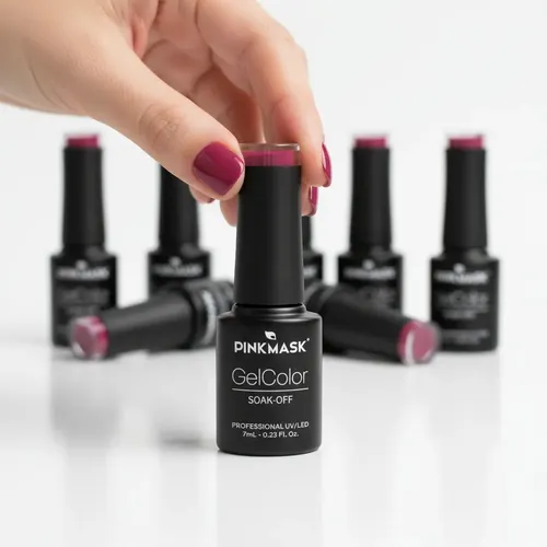 Pink Mask Gel Color Uv/led Semipermanente 7ml Color Wine Not 1750
