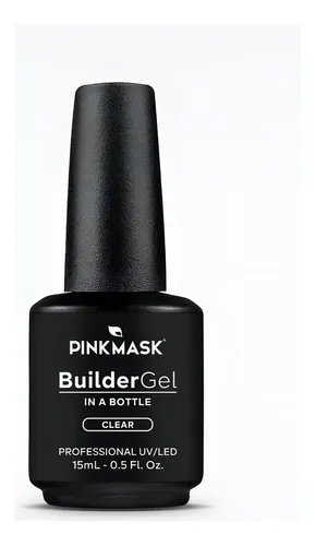 Pink Mask Builder Gel In A Bottle 15ml Color Clear