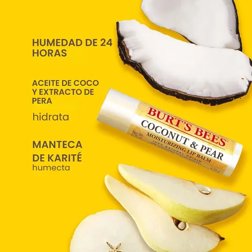 Balsamo Labial Burts Bees Pack X4 Tropical Retreat Original