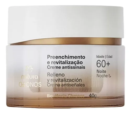 Crema Antiseñales 60+ Noche Chronos Derma 40 G Natura Todo Tipo De Piel Noche