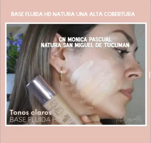 Base Fluida Hd Natura Una 30ml Mbp