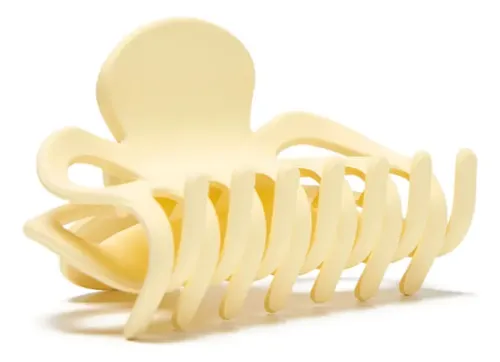 Broche de Pelo Grande Smit Crudo de Plástico Resistente