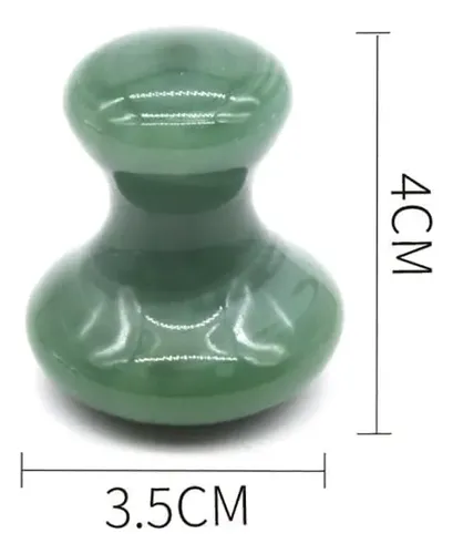 Set Gua Sha Facial Yliiii Jade Masajeador 2 Unidades Verde
