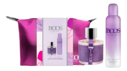 Perfume Floral Boos Midnight Mujer 100ml + Set Con