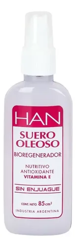 Suero Oleoso Capilar Bioregenerador Nutritivo Han 85cc