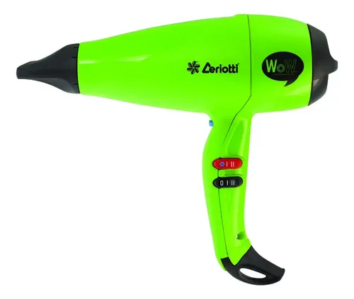 Secador Ceriotti Wow 2000w Profesional Con Aire Frío Color Verde Lima