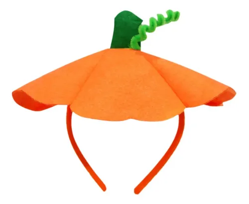 Diadema De Calabaza De Halloween Para Cosplay, Vid Verde