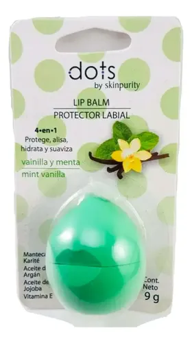 Dots Protector Labial Vainilla Y Menta