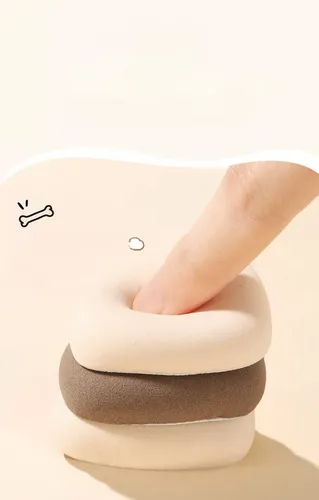 Bonita Esponja De Maquillaje Con Forma De Pulgar, De Doble U