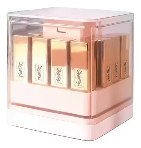 Organizador De Labiales – 12 Compartimentos – Premium Color Rosa