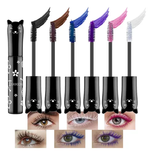 , Set De Rímel Alisesun Rainbow Color Waterproof, 6 ,