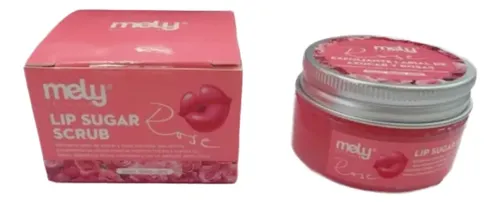 Exfoliante Labios Balsamo Labial Mely Lip Sugar Scrub Rose