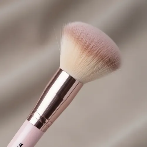 Set X24 Brochas Pinceles Maquillaje Profesional Con Estuche Rosa Dehuka