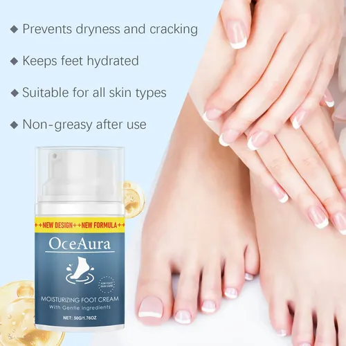 Crema Hidratante Para Pies Oceaura Para Pies Suaves Y Lisos