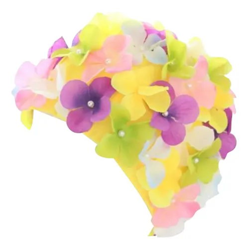 Gorro De Natación De Flores Gorro De Natación Para Floral