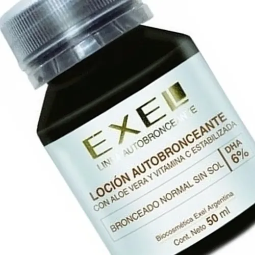 Locion Exel Autobronceante Sin Color 6% Piel Corporal 50 Ml