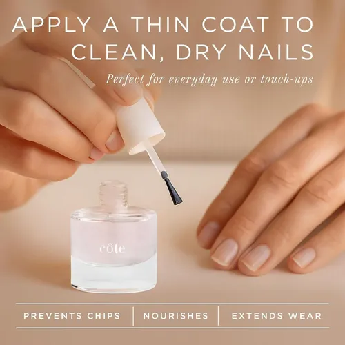 Fortalecedor Base Coat Cote Beauty Con Extracto De Cola De