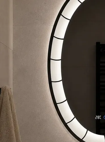 Espejo Led Fría Touch 60x80cm, Antiempaño, Reloj Y Temperatu
