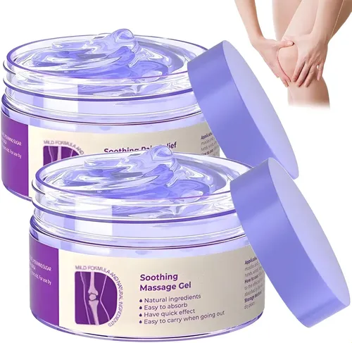 Gel Morado Para Articulaciones, 2 Unidades, Crema De Masaje
