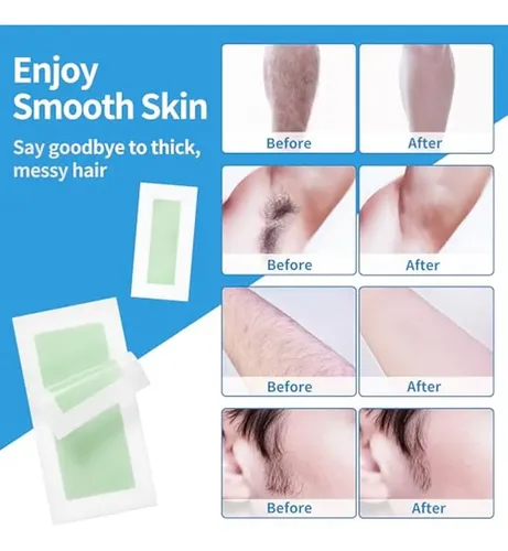 Tiras De Cera Para Hombre Beauty7 Para Cuerpo, Tiras De Depi