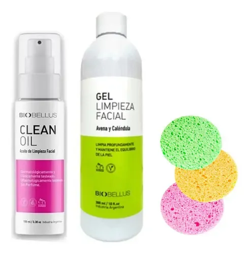 Combo Facial Doble Limpieza Diaria Biobellus