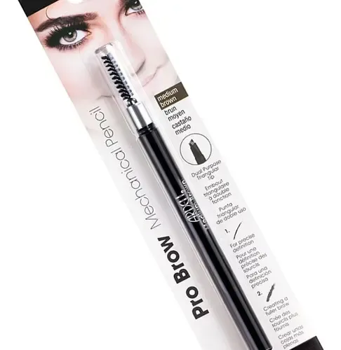 Lápiz Cejas Mecánico Ardell Pro Brow Marrón Medio Punta Triangular