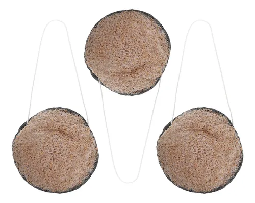 Esponja Facial Konjac Para Limpieza Profunda, 3 Unidades, Do