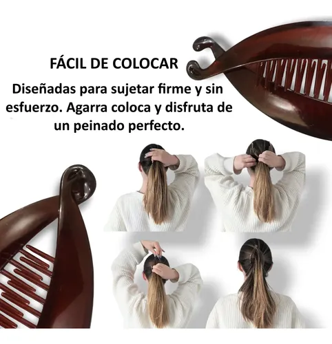 C 5 Pinzas Cabello Broche Hair Clips Sujetador Pelo –