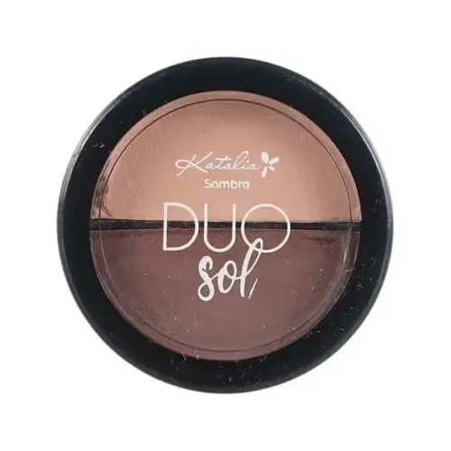 Sombra De Ojos Compacta Duo Sol Katalia Color 17- Marrón Mate