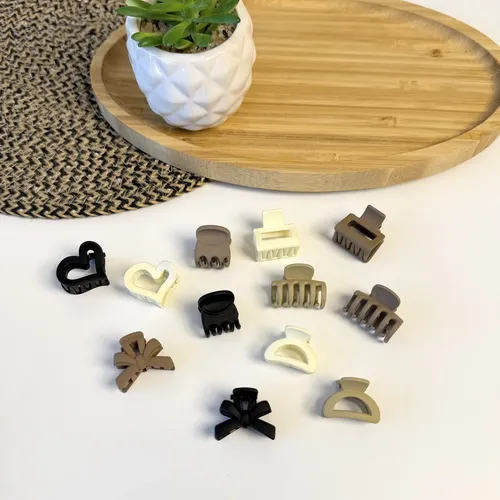 60 Mini Broches Pinzas Para Pelo Cabello Importados X Mayor