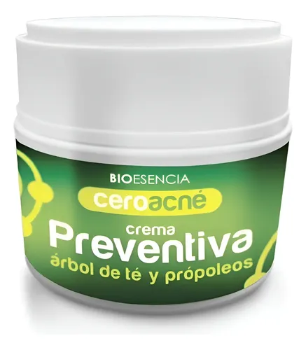 Crema Preventiva Arbol De Té Propóleo Cero Acné Tea Tree
