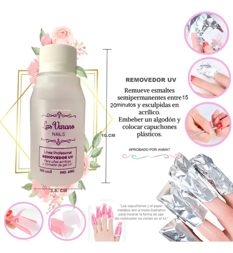 Kit Removedor De Esmalte, Lima Repujador Wippes Semipermanen