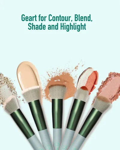 Set De Brochas De Maquillaje Bestope Pro 16 Piezas Sintética