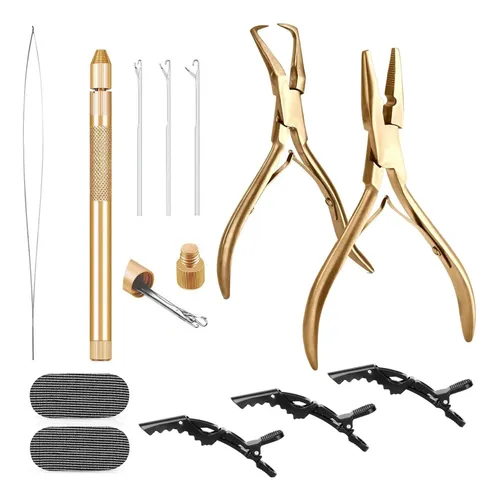 Kit De Herramientas Para Extensiones De Cabello, Juego De Al