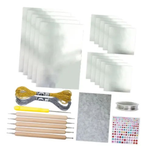 Kit De Láminas De Aluminio Para Manualidades, Pintura Artíst
