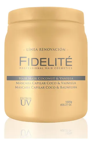 Máscara Coco Y Vainilla Fidelite Restauracion Capilar X 1kg