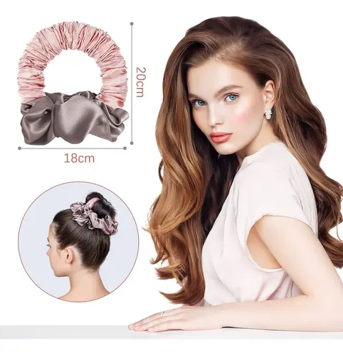 Rulos De Cabello Sin Calor, Diadema Para Dormir