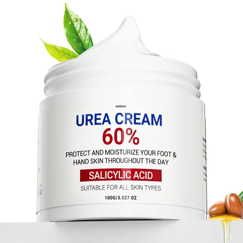 Crema Con Un 60% De Urea Para Pies Y Manos, Máxima Resistencia, A