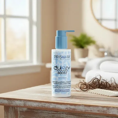 Prismax Curly Care Crema Activadora Cabello Con Rulos 200 Ml